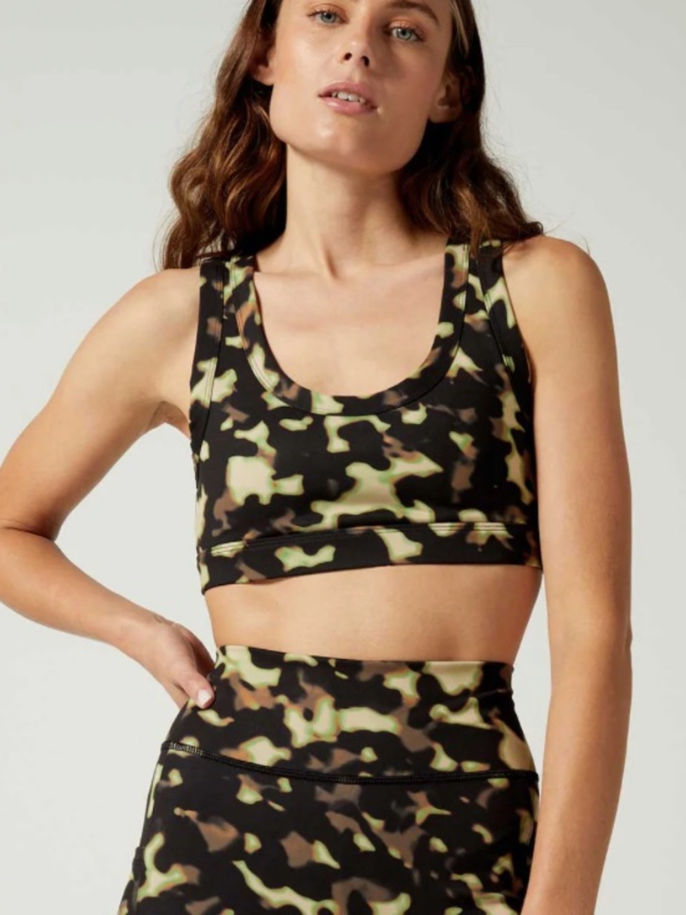 Wear it to Heart ANNA BRA BLUR CAMO Size:Small NWT